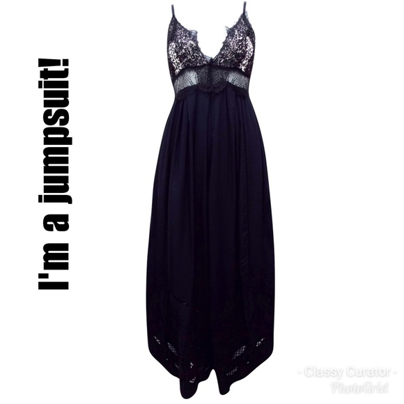 NEW! FREE PEOPLE black jumpsuit - Picture 2 of 8